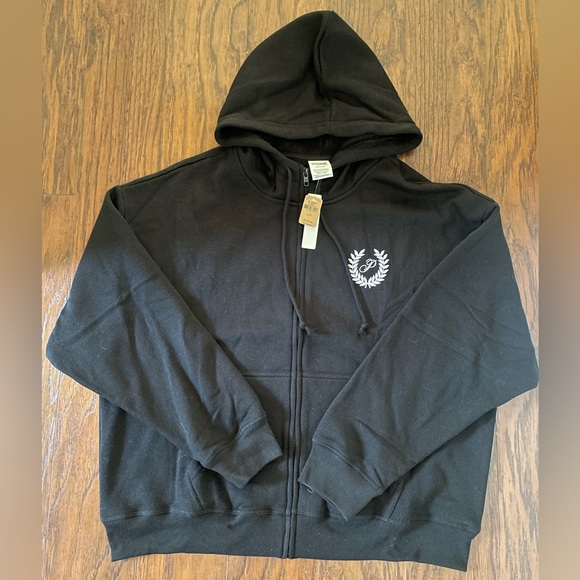 PINK Victoria's Secret Tops - PINK Black zip up hoodie